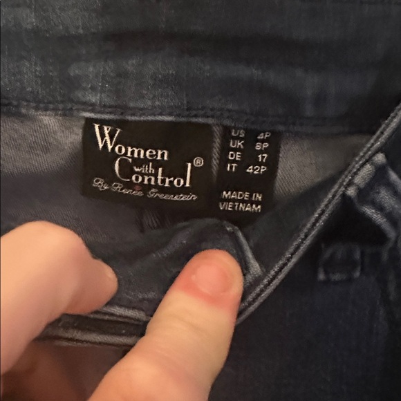 Women with Control Dark Blue Bootcut. Size 4 petite, 26 inch inseam. NWT - Picture 4 of 5